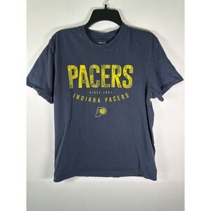 Item Of The Game T-Shirt Mens L Indiana Pacers Distressed Graphic Navy Vintage